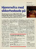 Hjemmefra med sikkerhedssele på