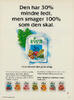 Den har 30 % mindre fedt, men smager 100 % som den skal