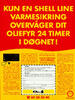Kun en shell line varmesikring overvåger dit oliefyr 24 timer i døgnet