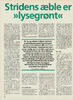 Stridens æbler er"lysegrønt"