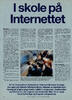 I skole på Internettet