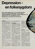 Depression - en folkesygdom