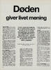 Døden giver livet mening 