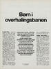 Børn i overhalingsbanen
