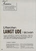 Litteraten langt ude i skoven