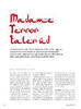 Madame terror taler ud 