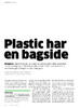 Plastic har en bagside 