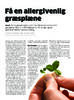 Få en allergivenlig græsplæne