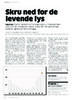 Skru ned for de levende lys 
