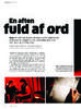 En aften fuld af ord 