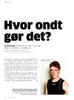 Hvor ondt gør det 