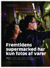 Fremtidens supermarked har kun fotos af varer 