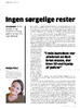Ingen sørgelige rester