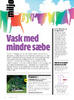 Vask med mindre sæbe
