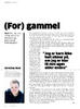 (For) gammel