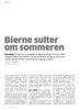 Bierne sulter om sommeren