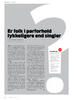 Er folk i parforhold lykkeligere end singler?