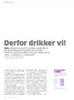 Derfor drikker vi!