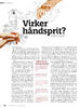 Virker håndsprit?