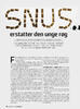Snus erstatter den unge røg