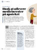 Husk at aflevere medicinrester på apoteket