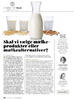 Skal vi vælge mælkeprodukter eller mælkealternativer?